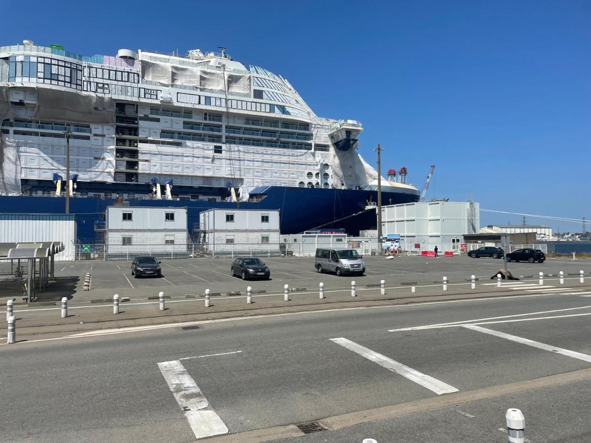 Studio Cosy Avec Terrasse, Proche Chantiers Et Airbus Saint-Nazaire  Exterior foto