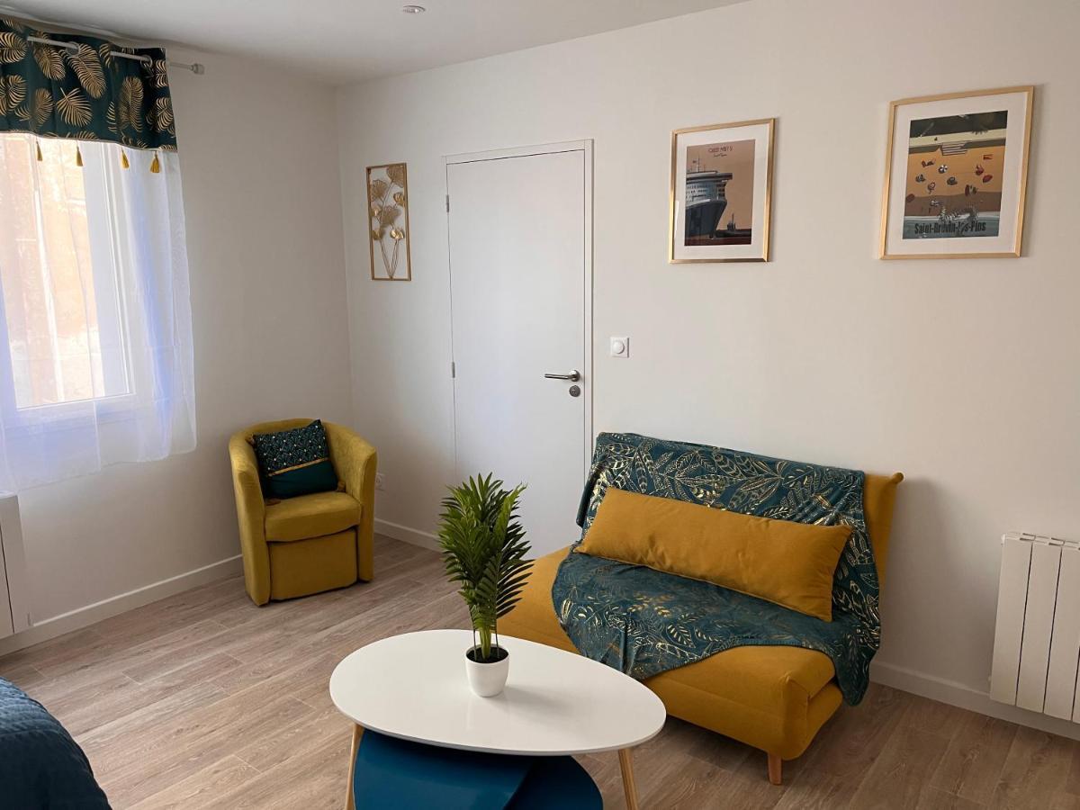Studio Cosy Avec Terrasse, Proche Chantiers Et Airbus Saint-Nazaire  Exterior foto